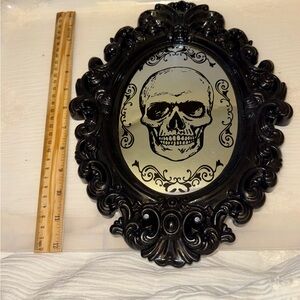Gothic Black Ornate Wall Mirror